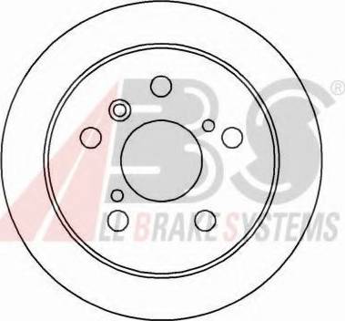 A.B.S. 16229 OE - Kočioni disk www.molydon.hr