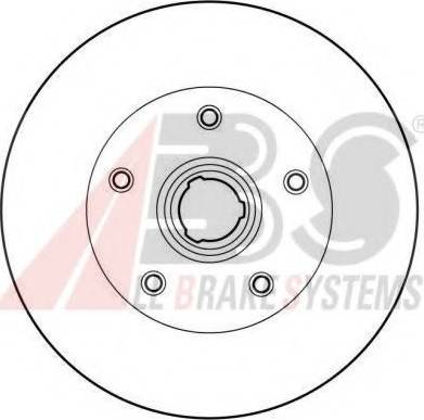 A.B.S. 16081 OE - Kočioni disk www.molydon.hr