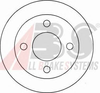 A.B.S. 15561 OE - Kočioni disk www.molydon.hr