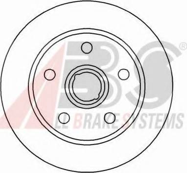 A.B.S. 15826 OE - Kočioni disk www.molydon.hr