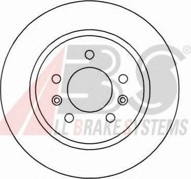 A.B.S. 15982 OE - Kočioni disk www.molydon.hr