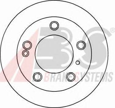 A.B.S. 16053 OE - Kočioni disk www.molydon.hr