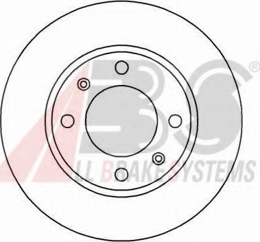 A.B.S. 16876 OE - Kočioni disk www.molydon.hr