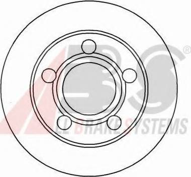 A.B.S. 16249 OE - Kočioni disk www.molydon.hr