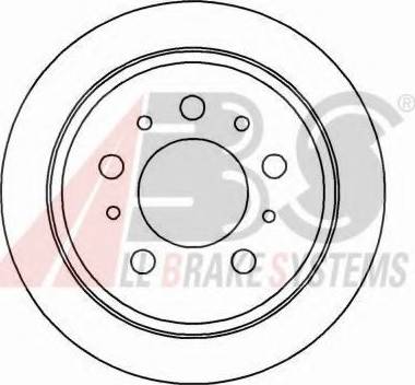 A.B.S. 15955 OE - Kočioni disk www.molydon.hr