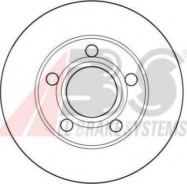 A.B.S. 16099 OE - Kočioni disk www.molydon.hr