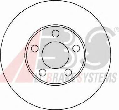 A.B.S. 16097 OE - Kočioni disk www.molydon.hr