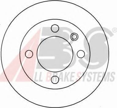 A.B.S. 16187 OE - Kočioni disk www.molydon.hr