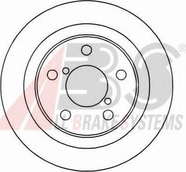 A.B.S. 16139 OE - Kočioni disk www.molydon.hr