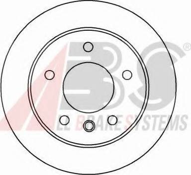 A.B.S. 16535 OE - Kočioni disk www.molydon.hr