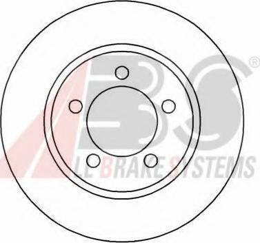 A.B.S. 16569 OE - Kočioni disk www.molydon.hr