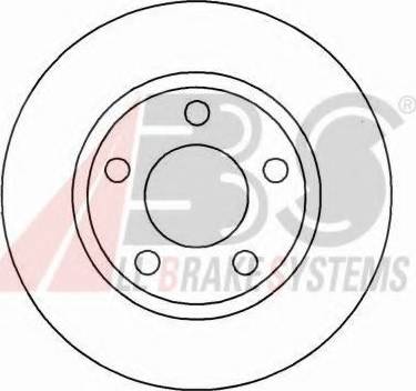 A.B.S. 16293 OE - Kočioni disk www.molydon.hr