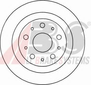 A.B.S. 16583 OE - Kočioni disk www.molydon.hr