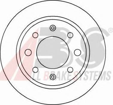 A.B.S. 15005 OE - Kočioni disk www.molydon.hr