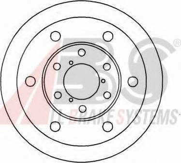 A.B.S. 15032 OE - Kočioni disk www.molydon.hr