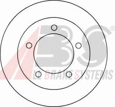 A.B.S. 15026 OE - Kočioni disk www.molydon.hr