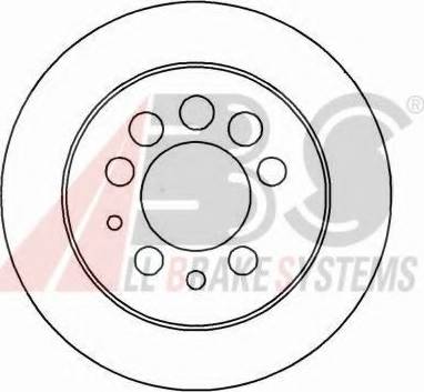 A.B.S. 15917 OE - Kočioni disk www.molydon.hr