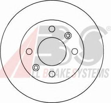 A.B.S. 15112 OE - Kočioni disk www.molydon.hr