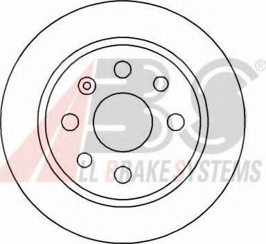 A.B.S. 16488 OE - Kočioni disk www.molydon.hr