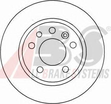 A.B.S. 16489 OE - Kočioni disk www.molydon.hr