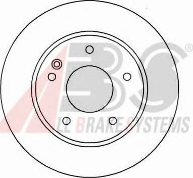 A.B.S. 16984 OE - Kočioni disk www.molydon.hr