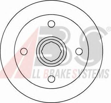 A.B.S. 16874 OE - Kočioni disk www.molydon.hr