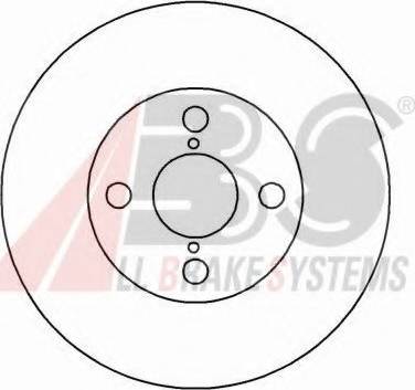 A.B.S. 16543 OE - Kočioni disk www.molydon.hr