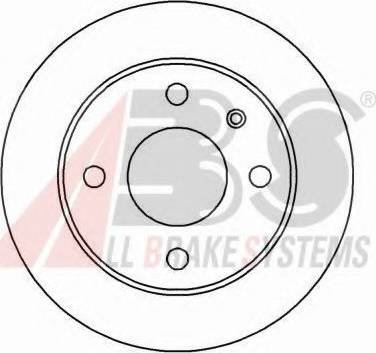 A.B.S. 15981 OE - Kočioni disk www.molydon.hr