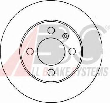 A.B.S. 15810 OE - Kočioni disk www.molydon.hr