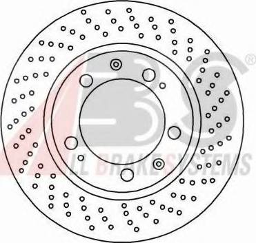 A.B.S. 16491 OE - Kočioni disk www.molydon.hr