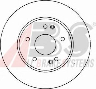 A.B.S. 16448 OE - Kočioni disk www.molydon.hr