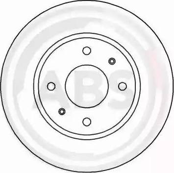 A.B.S. 16482 - Kočioni disk www.molydon.hr