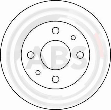 A.B.S. 16595 - Kočioni disk www.molydon.hr