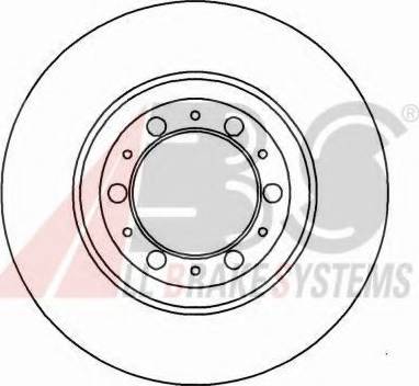 A.B.S. 16505 OE - Kočioni disk www.molydon.hr