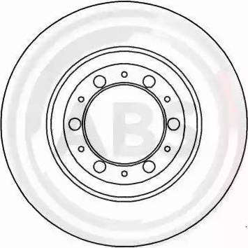 A.B.S. 16505 - Kočioni disk www.molydon.hr