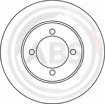 A.B.S. 16618 - Kočioni disk www.molydon.hr