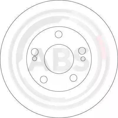 A.B.S. 16672 - Kočioni disk www.molydon.hr