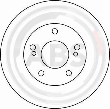 A.B.S. 16040 - Kočioni disk www.molydon.hr