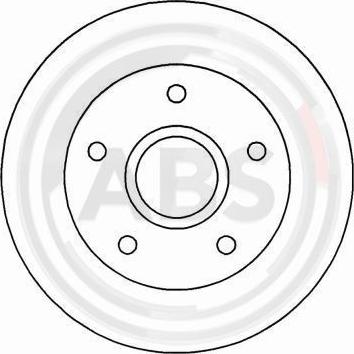 A.B.S. 16027 - Kočioni disk www.molydon.hr