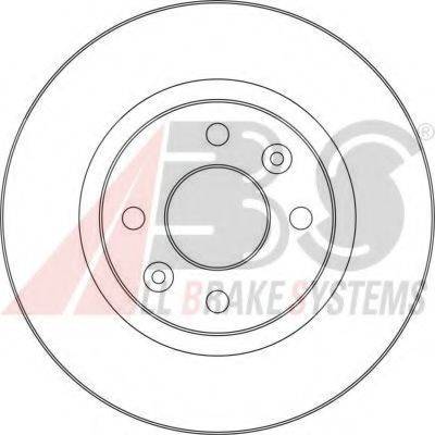 A.B.S. 16150 OE - Kočioni disk www.molydon.hr