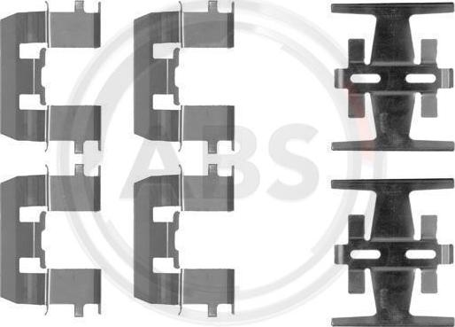 A.B.S. 1208Q - Komplet pribora, Pločica disk kočnice www.molydon.hr