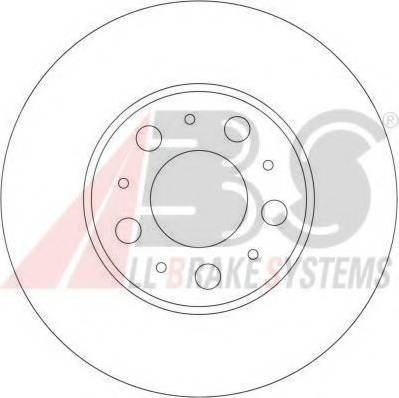 A.B.S. 17404 OE - Kočioni disk www.molydon.hr