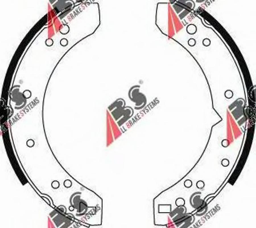 A.B.S. 8726 - Komplet kočnica, bubanj kočnice www.molydon.hr