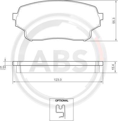 A.B.S. 37503 - Komplet Pločica, disk-kočnica www.molydon.hr