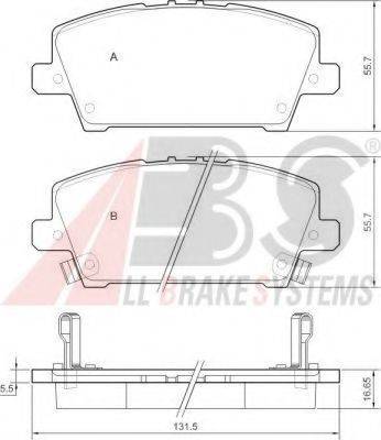 A.B.S. 37529 OE - Komplet Pločica, disk-kočnica www.molydon.hr