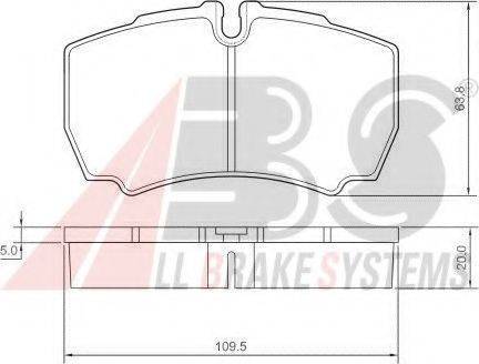 A.B.S. 37298 OE - Komplet Pločica, disk-kočnica www.molydon.hr