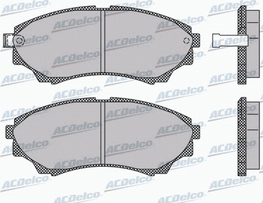 ACDelco AC969181D - Komplet Pločica, disk-kočnica www.molydon.hr