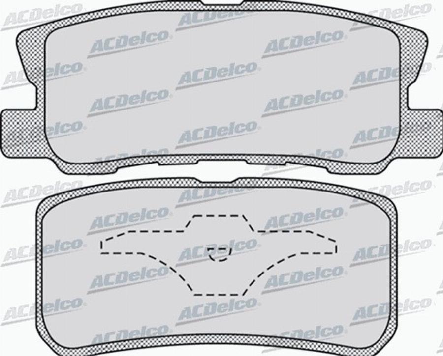 ACDelco AC930583D - Komplet Pločica, disk-kočnica www.molydon.hr