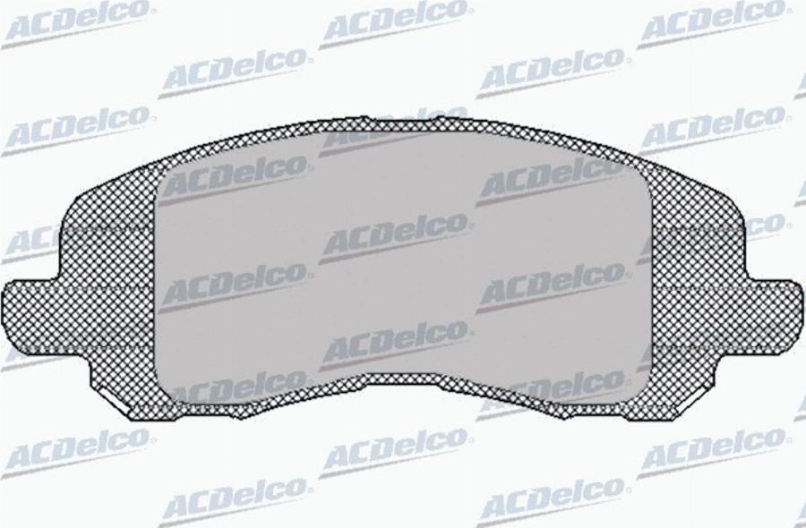 ACDelco AC973981D - Komplet Pločica, disk-kočnica www.molydon.hr