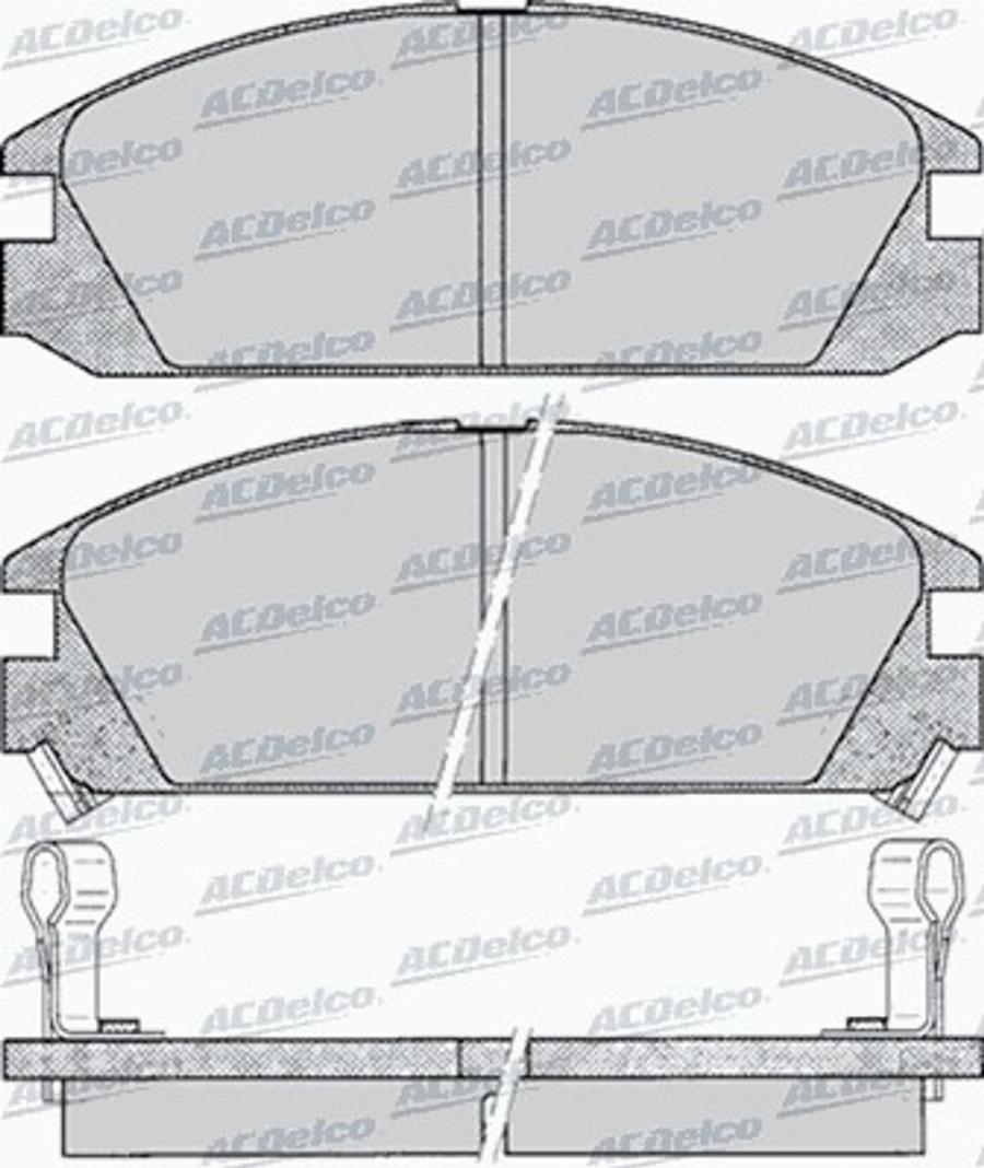 ACDelco AC496881D - Komplet Pločica, disk-kočnica www.molydon.hr